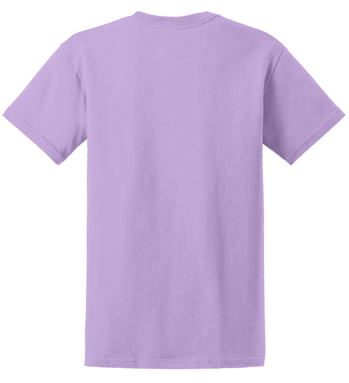 Rear View of Orchid Gildan - Ultra Cotton 100% US Cotton T-Shirt. 2000