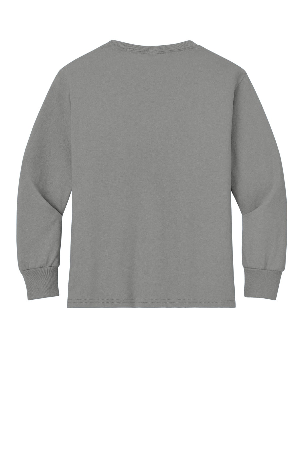 Rear View of Oxford Jerzees Youth Dri-Power 50/50 Cotton/Poly Long Sleeve 29BL