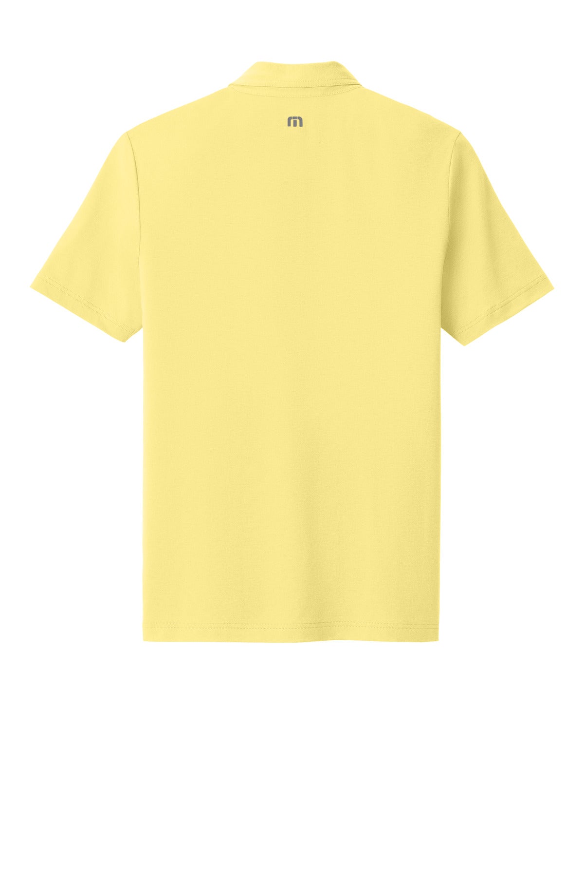 Rear View of PaleYellow TravisMathew Glenview Solid Polo TMA41461