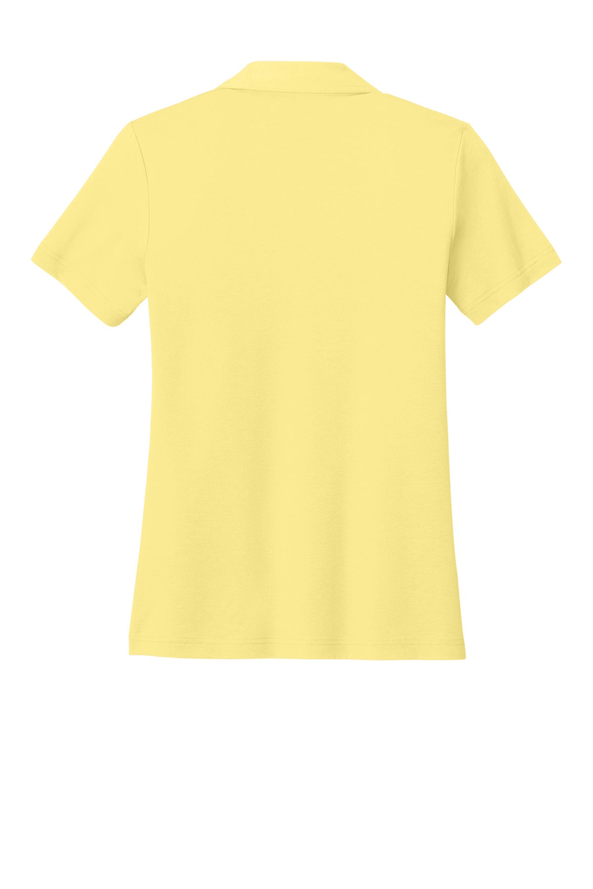 Rear View of PaleYellow TravisMathew Women's Glenview Solid Polo TM1LF071