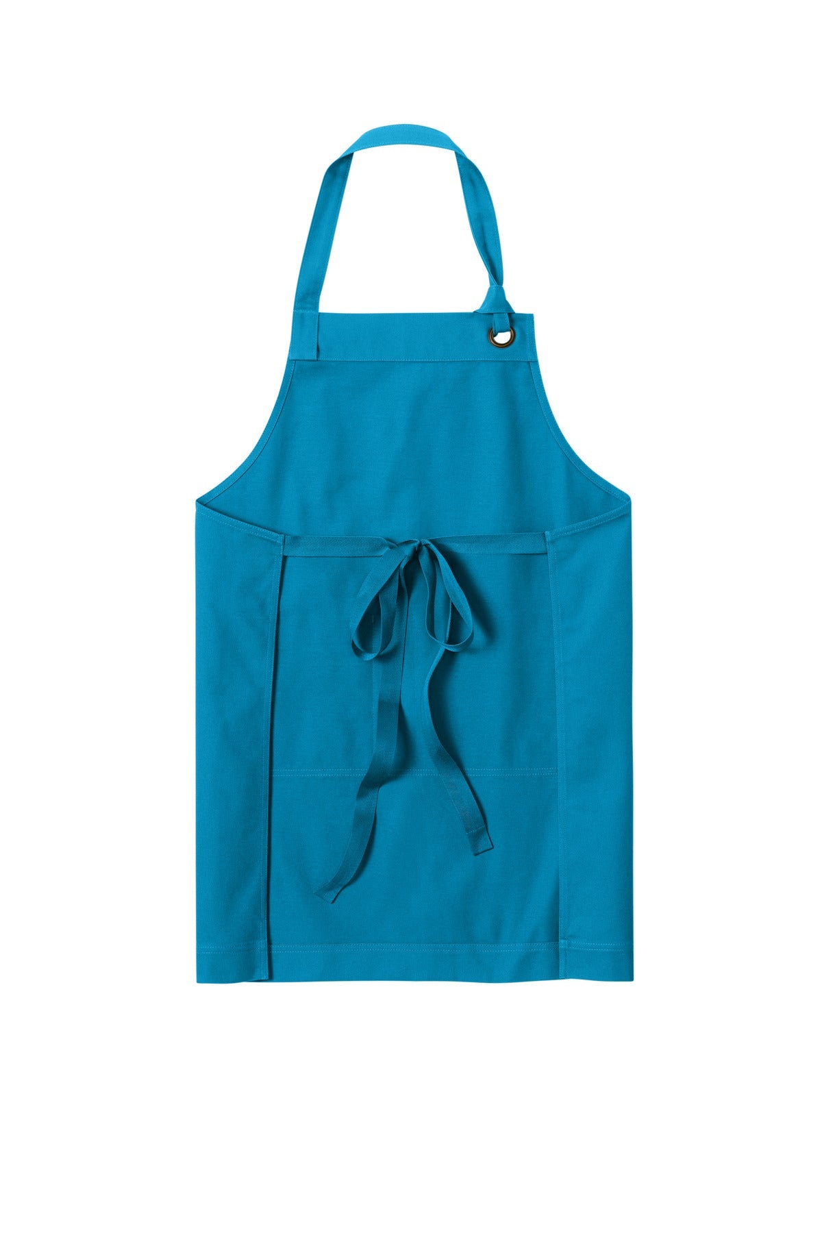 Rear View of ParcelBlue Port Authority Signature Heavy Twill Bib Apron A900