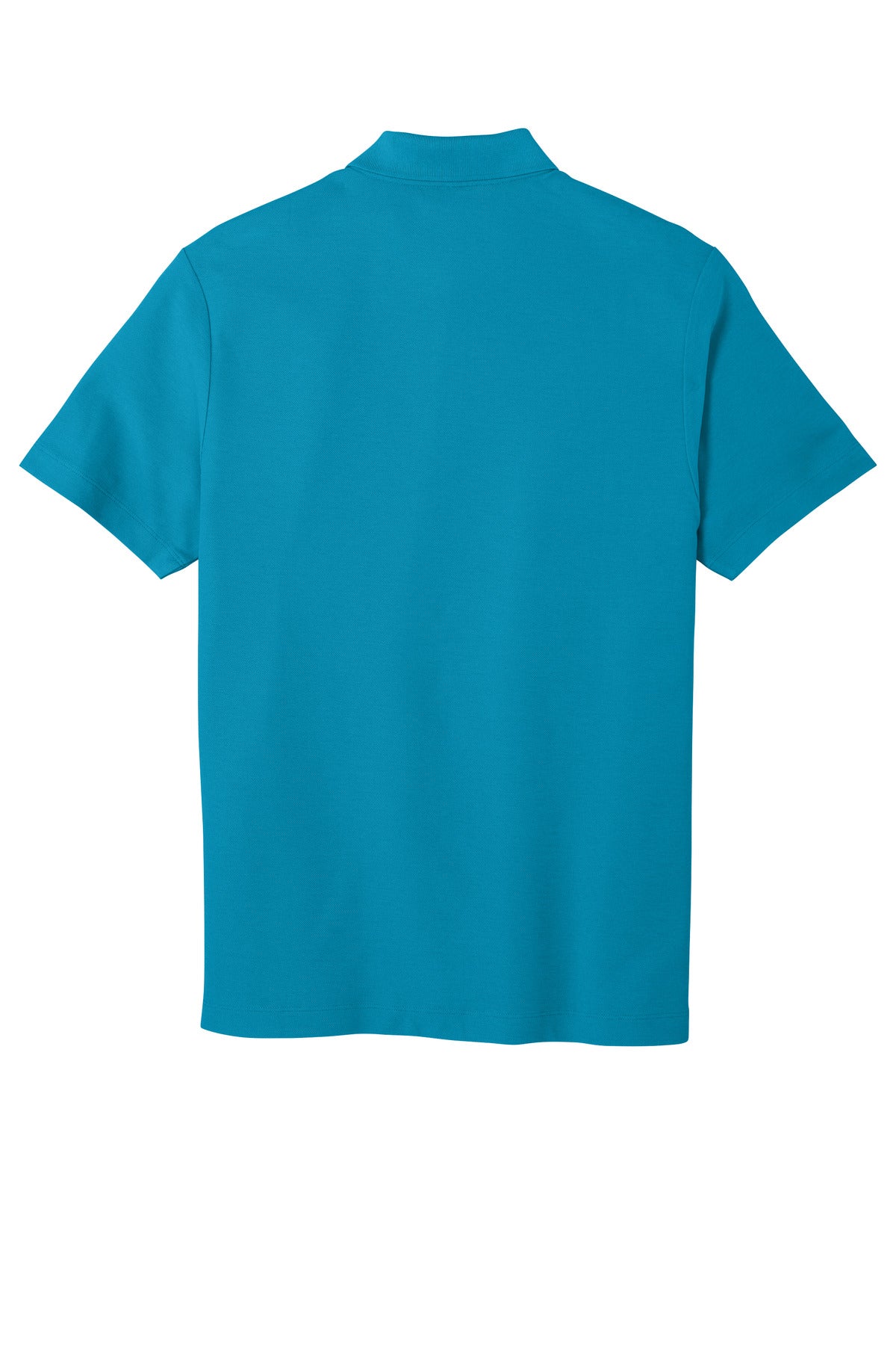 Rear View of ParcelBlue Port Authority SuperPro React Polo. K810