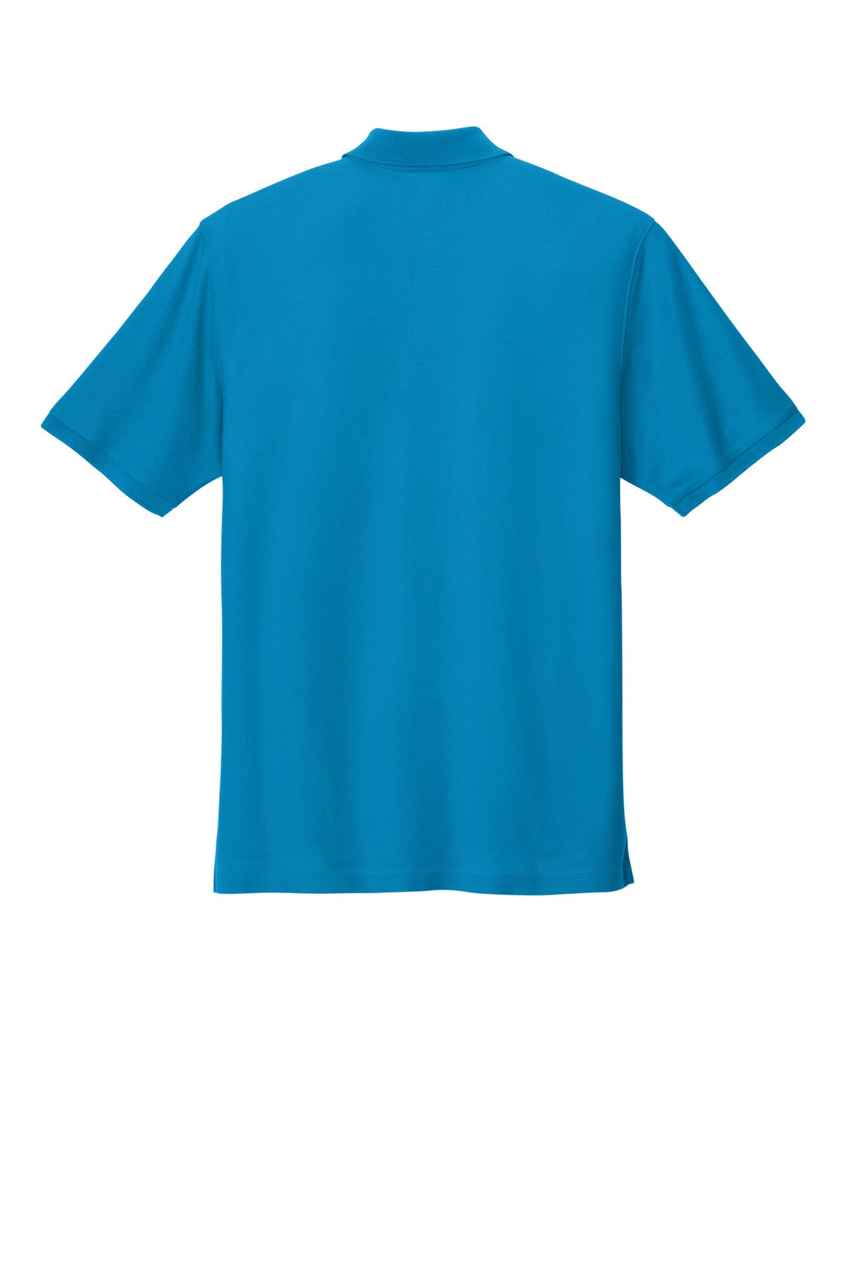 Rear View of ParcelBlue Port Authority Wearever Signature Pique Polo K200