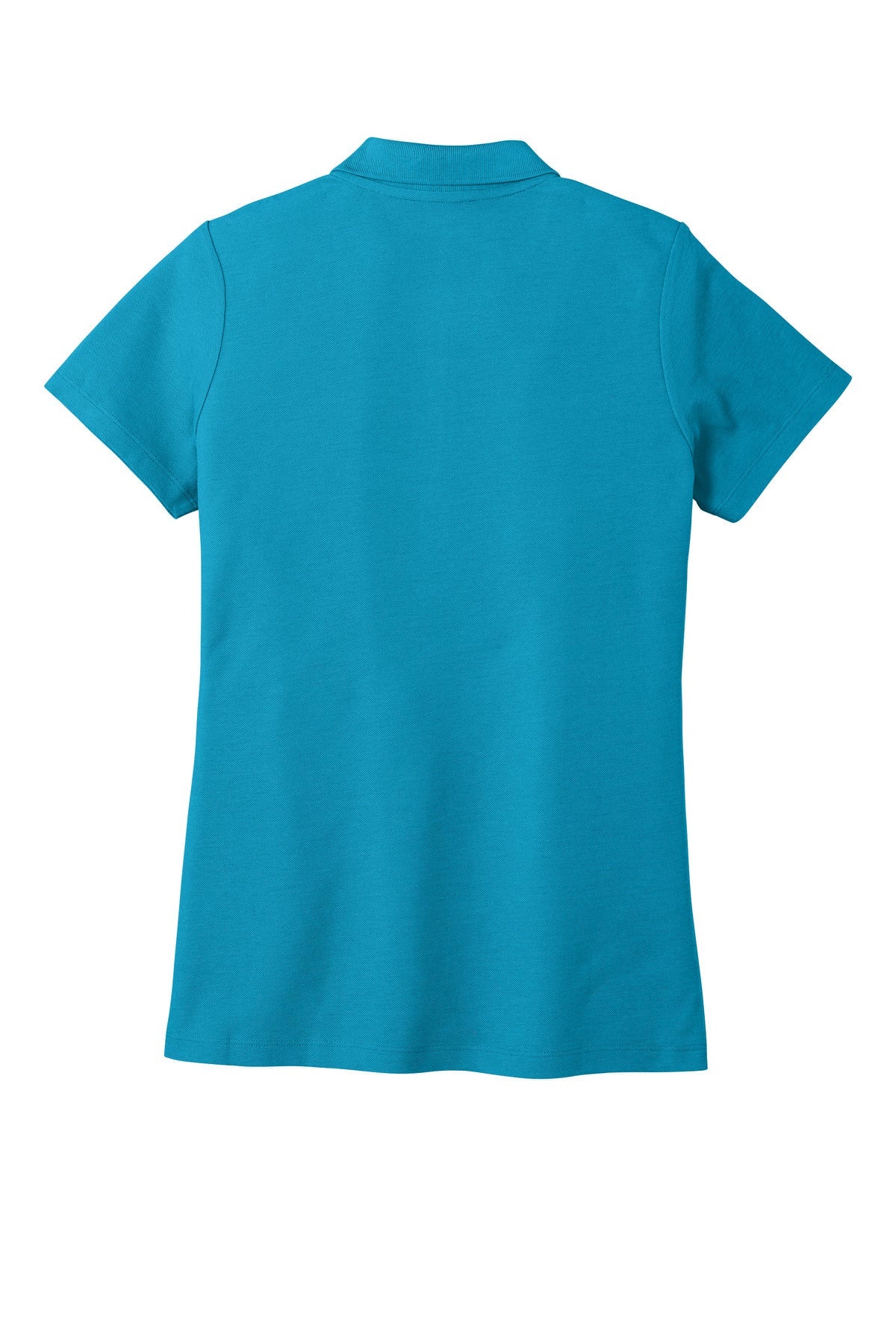 Rear View of ParcelBlue Port Authority Women's SuperPro React Polo. LK810
