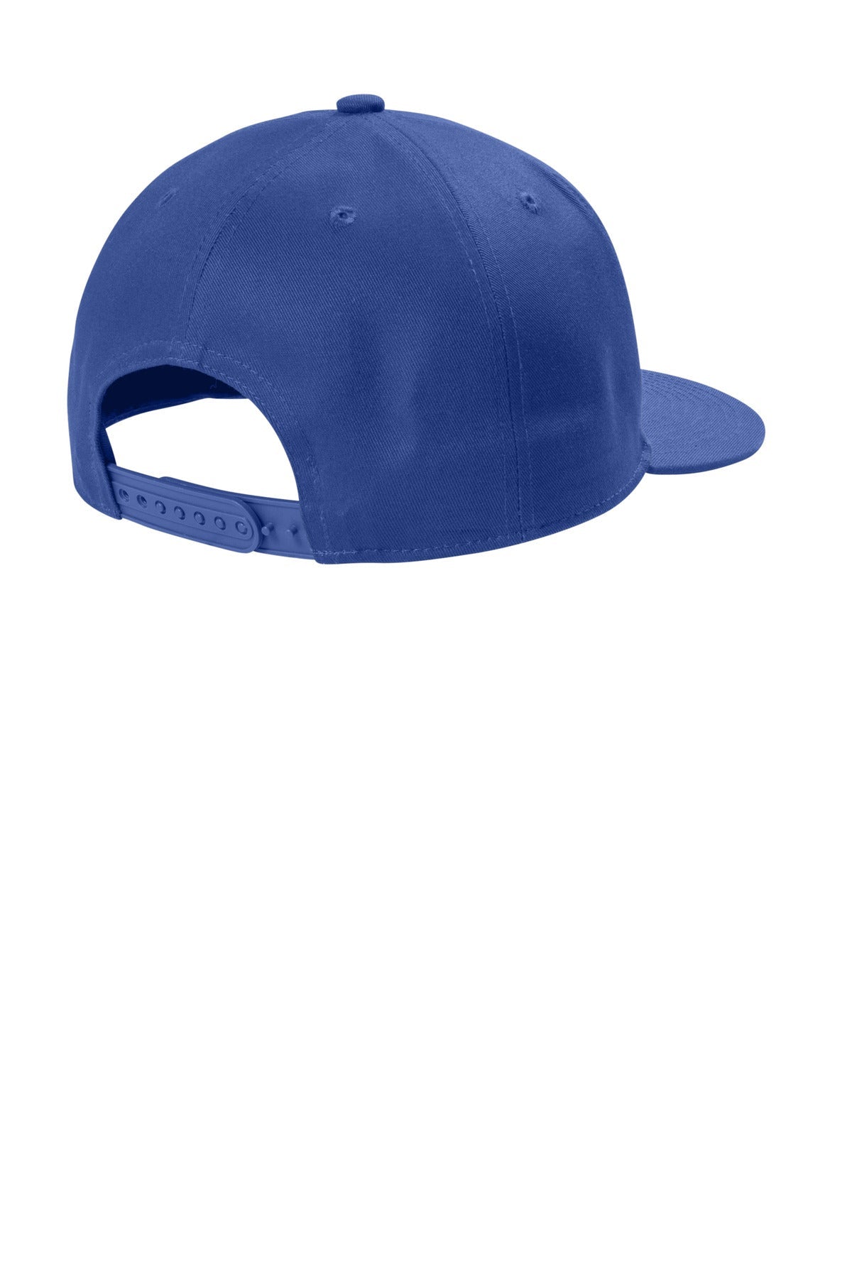 Rear View of PatriotBl Port Authority Snapback Flat Bill Cap C406
