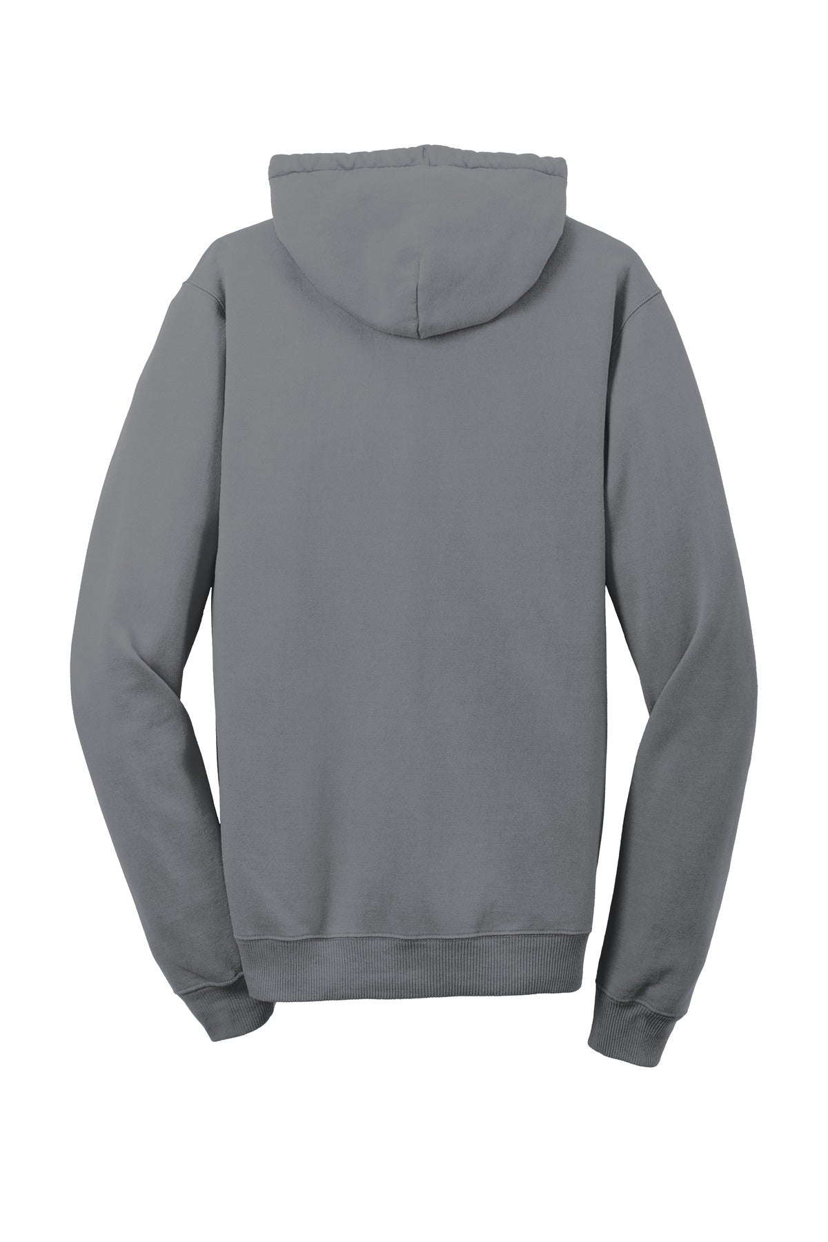 Rear View of Pewter Port & Co Beach Wash Garment-Dyed Pullover Hooded Sweatshirt. PC098H
