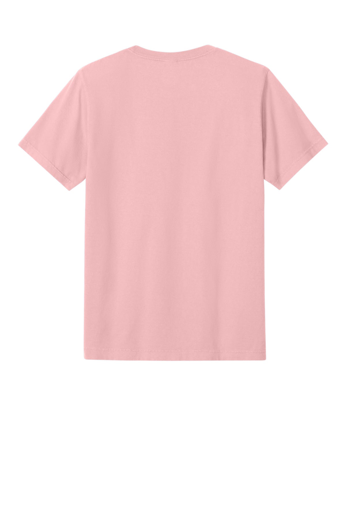 Rear View of Pink BELLA+CANVAS Unisex Heavyweight Garment-Dyed Tee BC4810GD