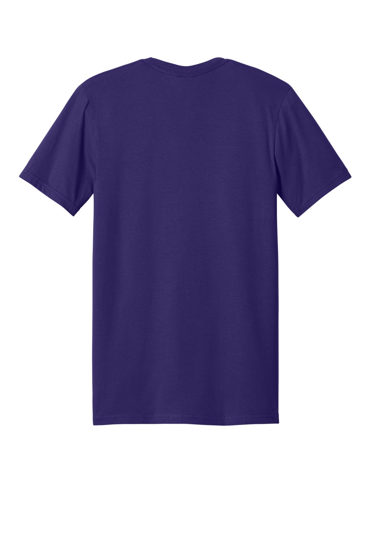 Rear View of Purple Gildan Softstyle Plasma Print Tee 64PLSMA