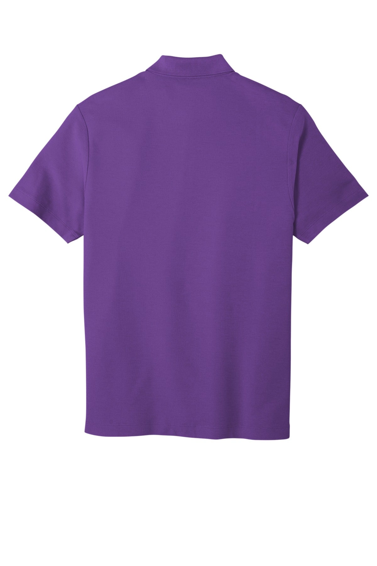 Rear View of Purple Port Authority SuperPro React Polo. K810