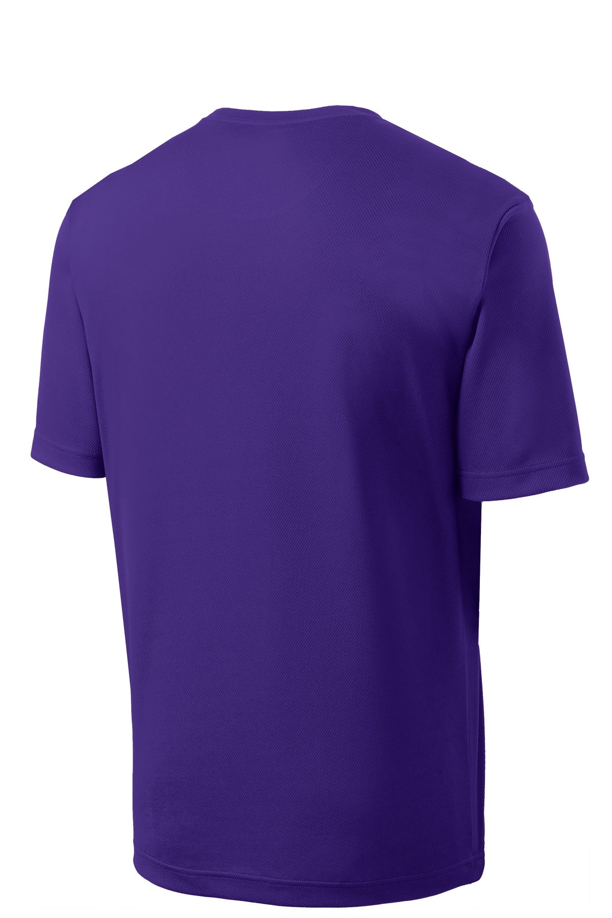 Rear View of Purple Sport-Tek PosiCharge RacerMesh Tee. ST340