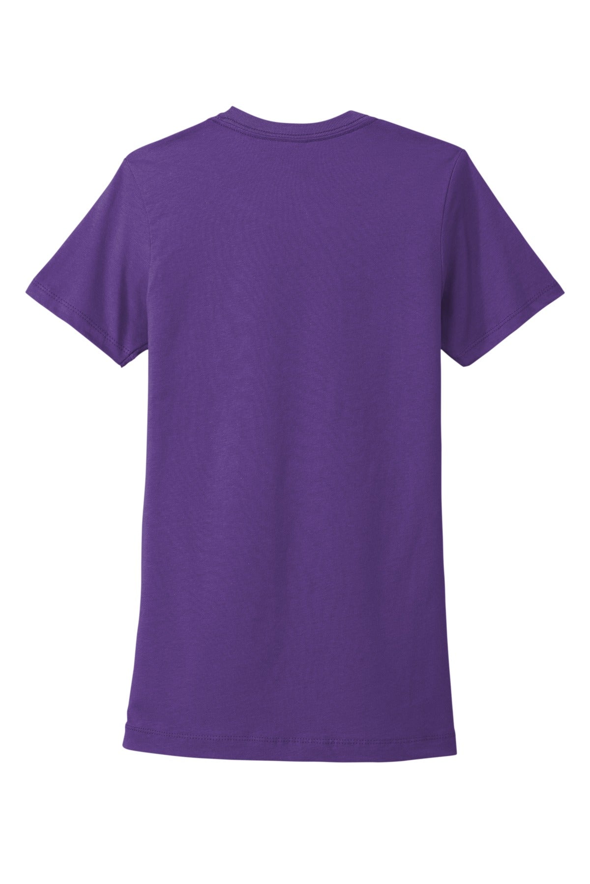 Rear View of PurpleRush Next Level Apparel Women's Cotton Tee. NL3900