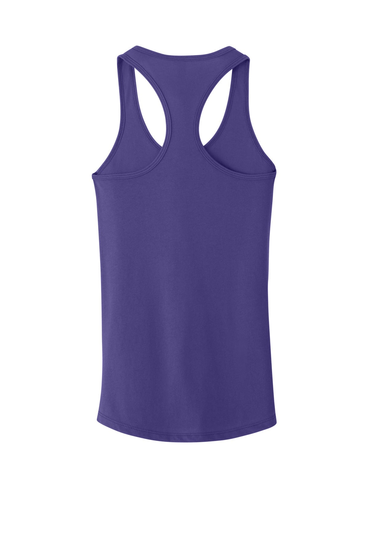 Rear View of PurpleRush Next Level Apparel Women's Ideal Racerback Tank NL1533