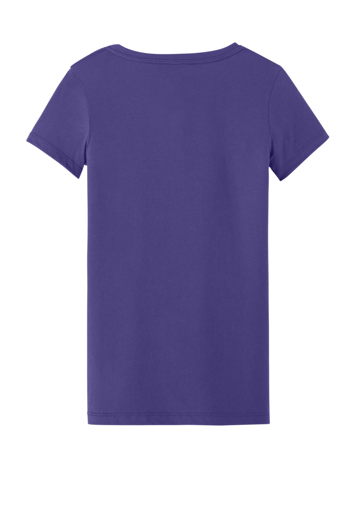 Rear View of PurpleRush Next Level Apparel Women's Ideal V-Neck Tee NL1540