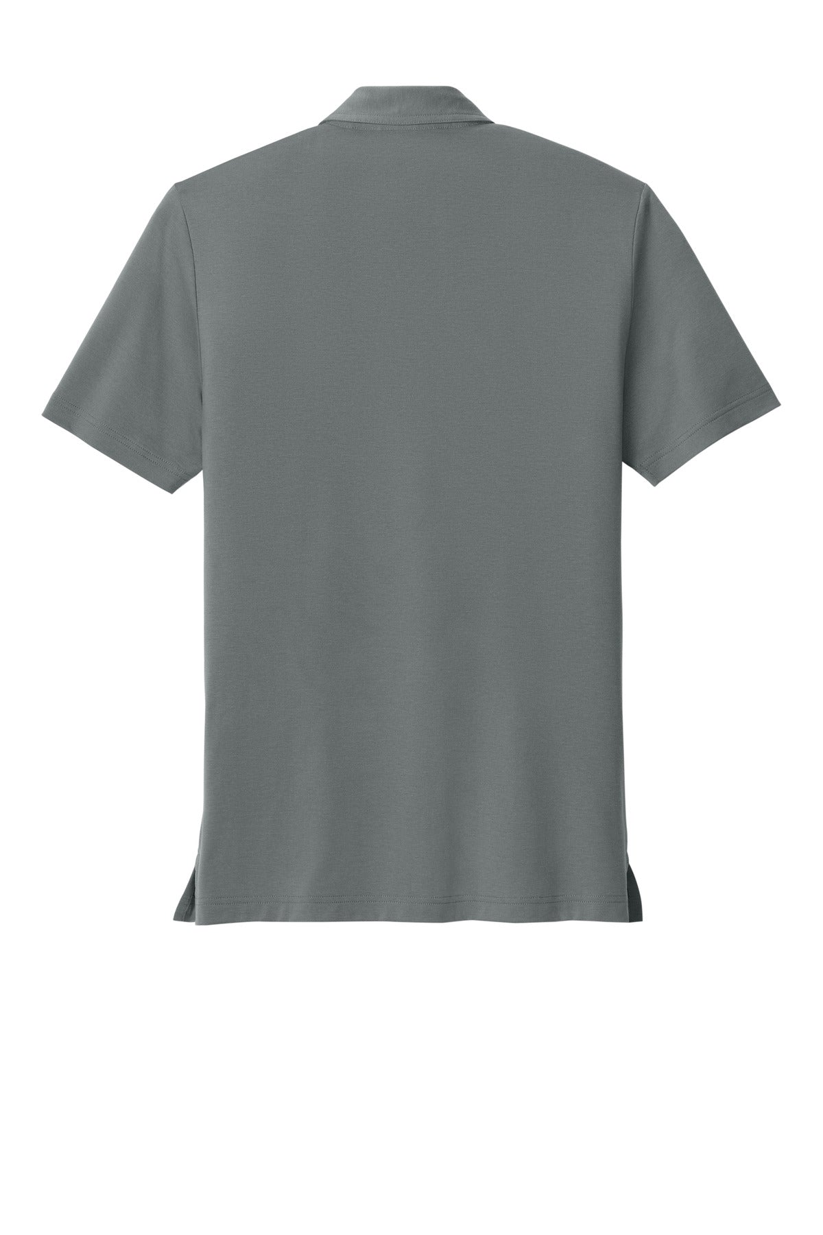 Rear View of QuiShaGrey TravisMathew Glenview Stripe Polo TMA41462