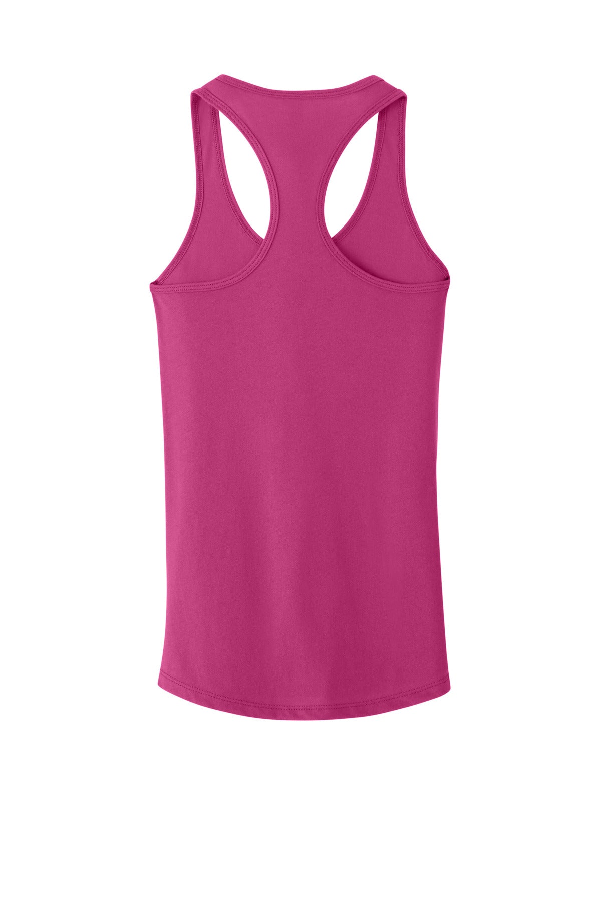Rear View of Raspberry Next Level Apparel Women's Ideal Racerback Tank NL1533