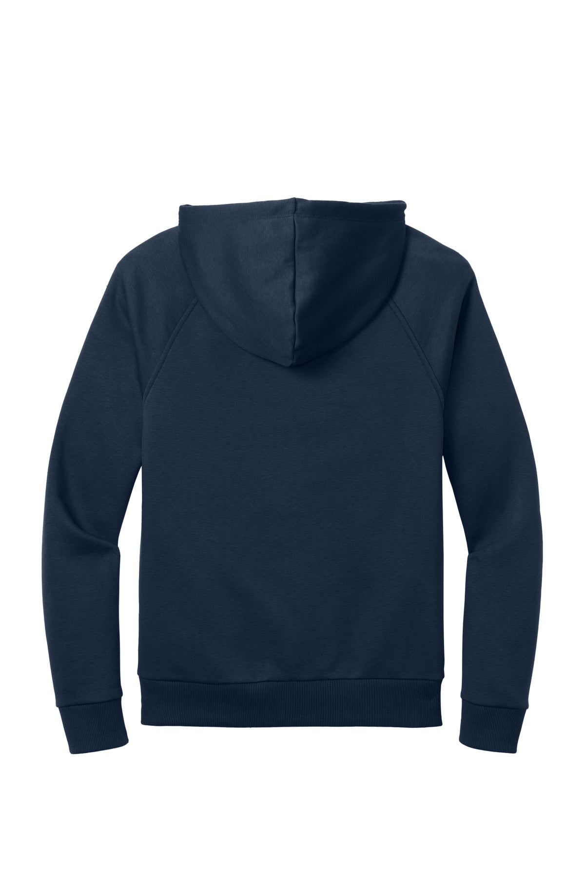 Rear View of RebelBlue Allmade Unisex Organic CVC Fleece Pullover Hoodie AL5000