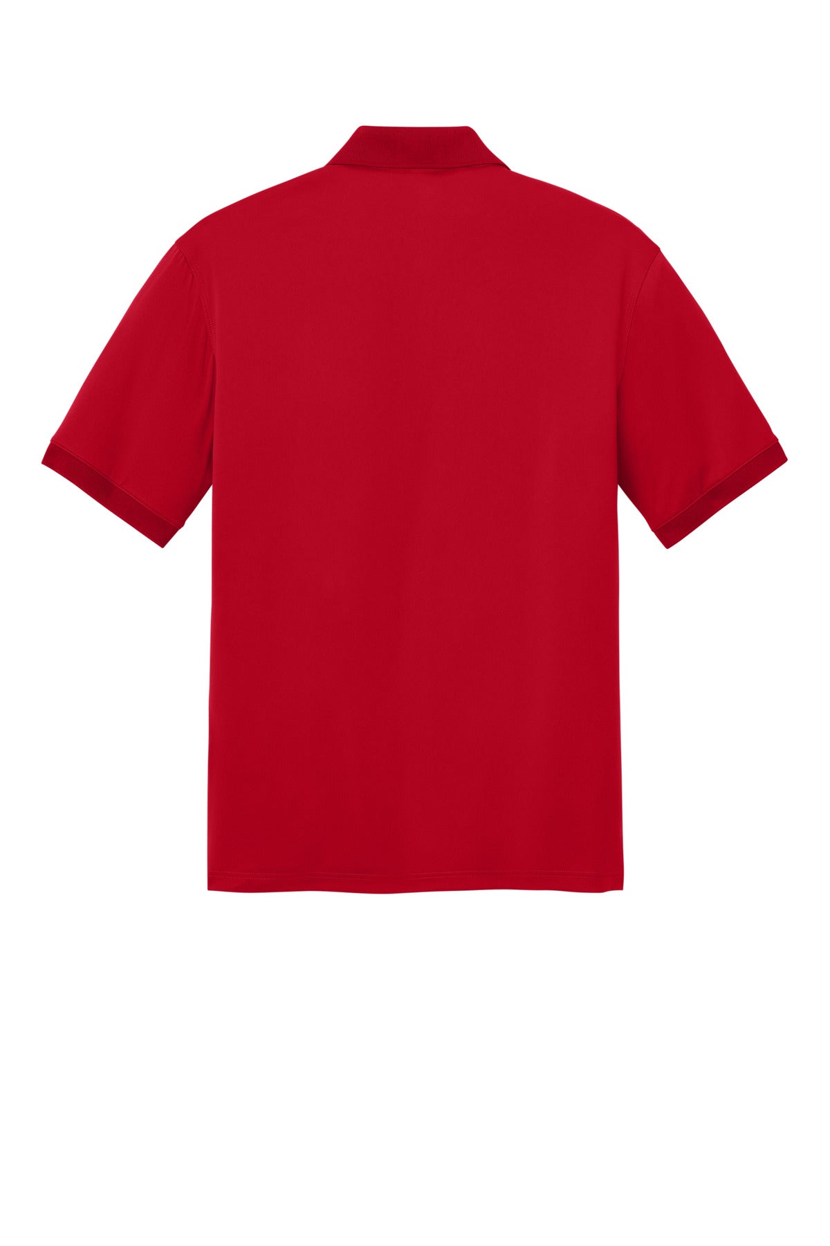 Rear View of Red CornerStone Workwear Pro Polo CS450