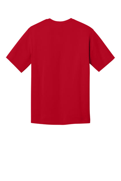 Rear View of Red CornerStone Workwear Pro Short Sleeve Tee CS440