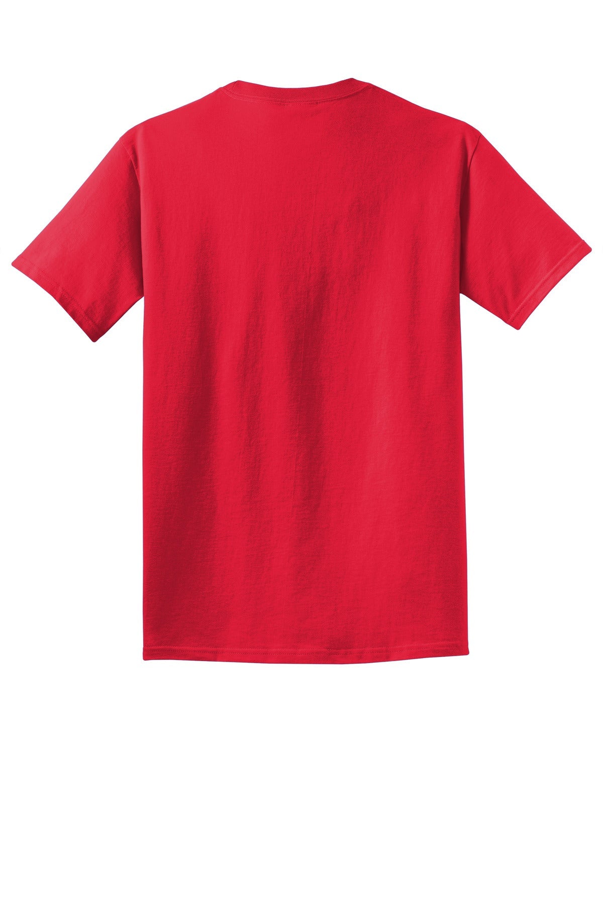 Rear View of Red Port & Co Beach Wash Garment-Dyed Tee. PC099