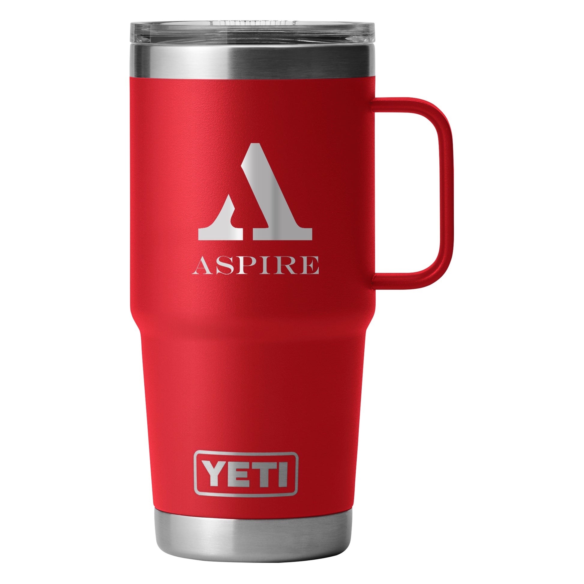 Rear View of Red-Rescue Rambler® 20 oz Travel Mug
