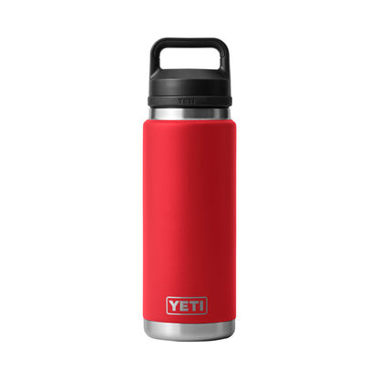 Rear View of Red-Rescue Rambler® 26 oz Water Bottle with Chug Cap plain