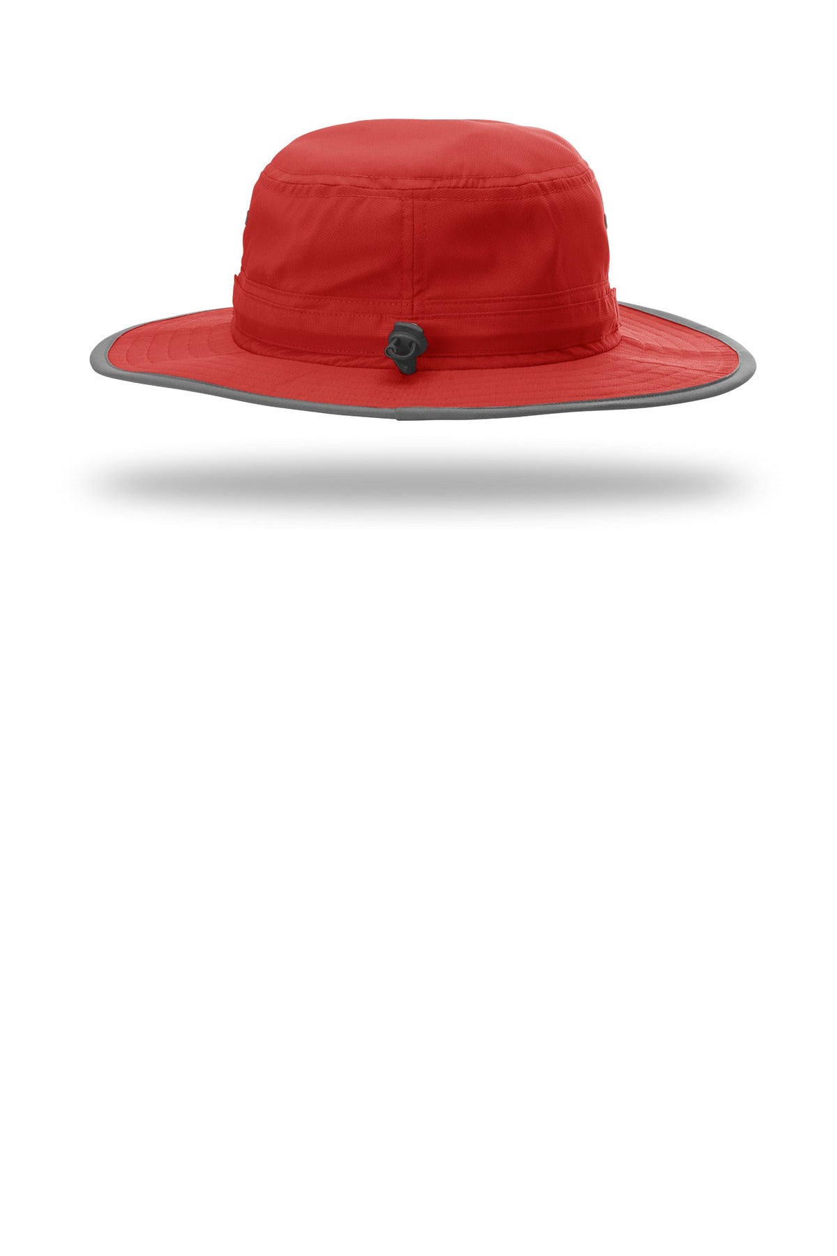 Rear View of Red Richardson Lite Wide Brim Hat 810