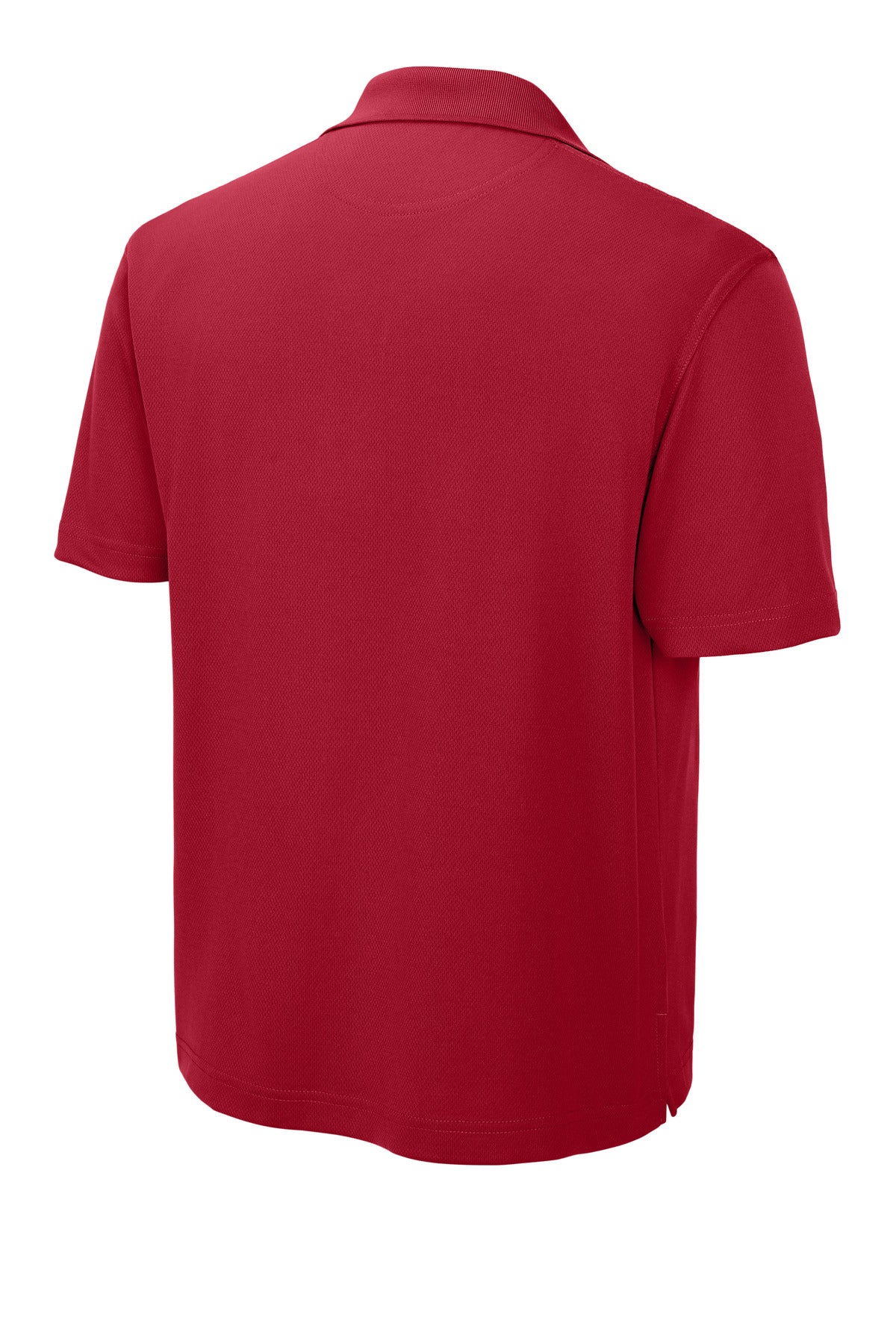 Rear View of Red Sport-Tek Dri-Mesh Polo. K469