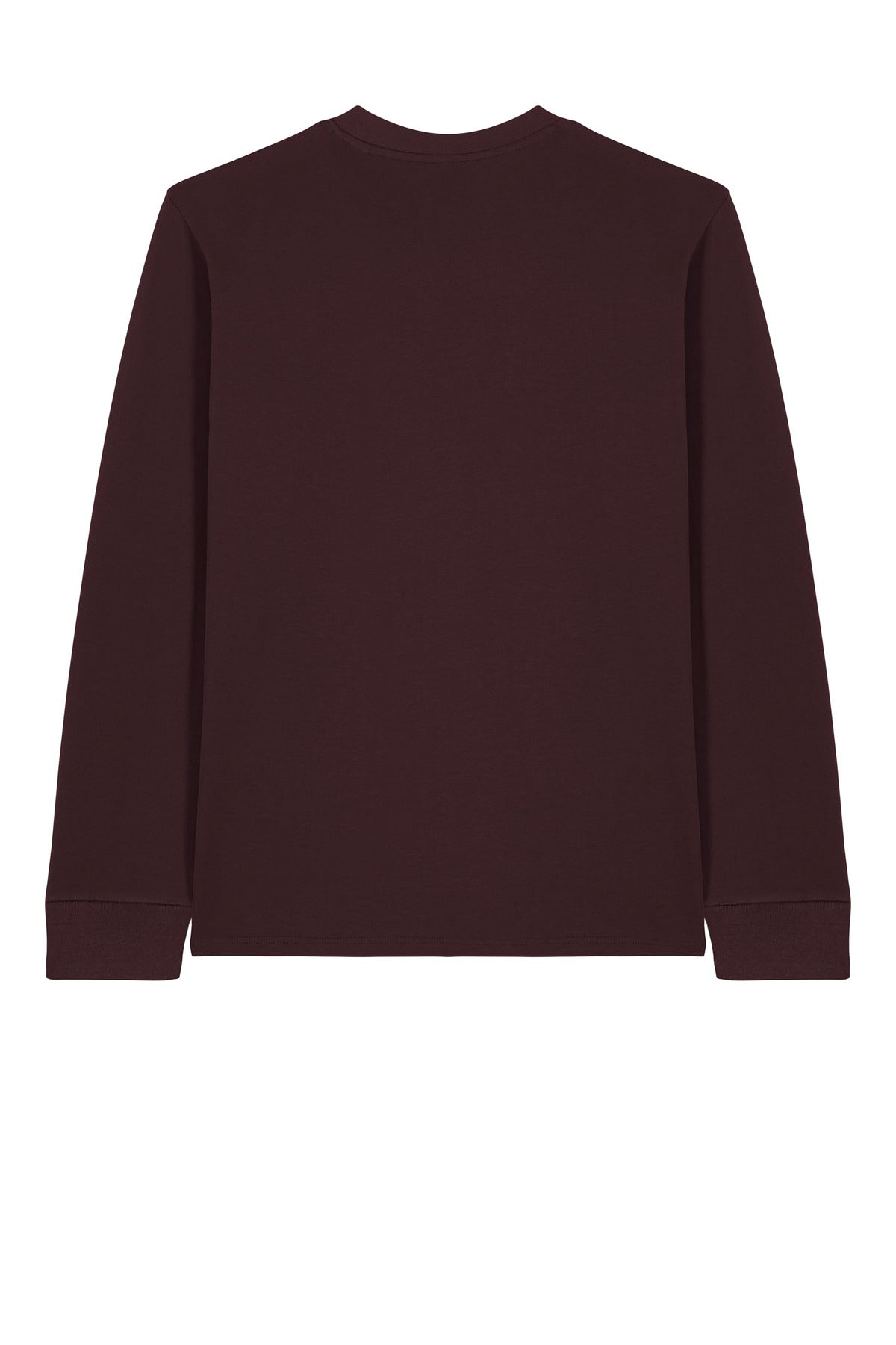 Rear View of RedBrown Stanley/Stella Unisex Creator 2.0 Long Sleeve Tee SXU022