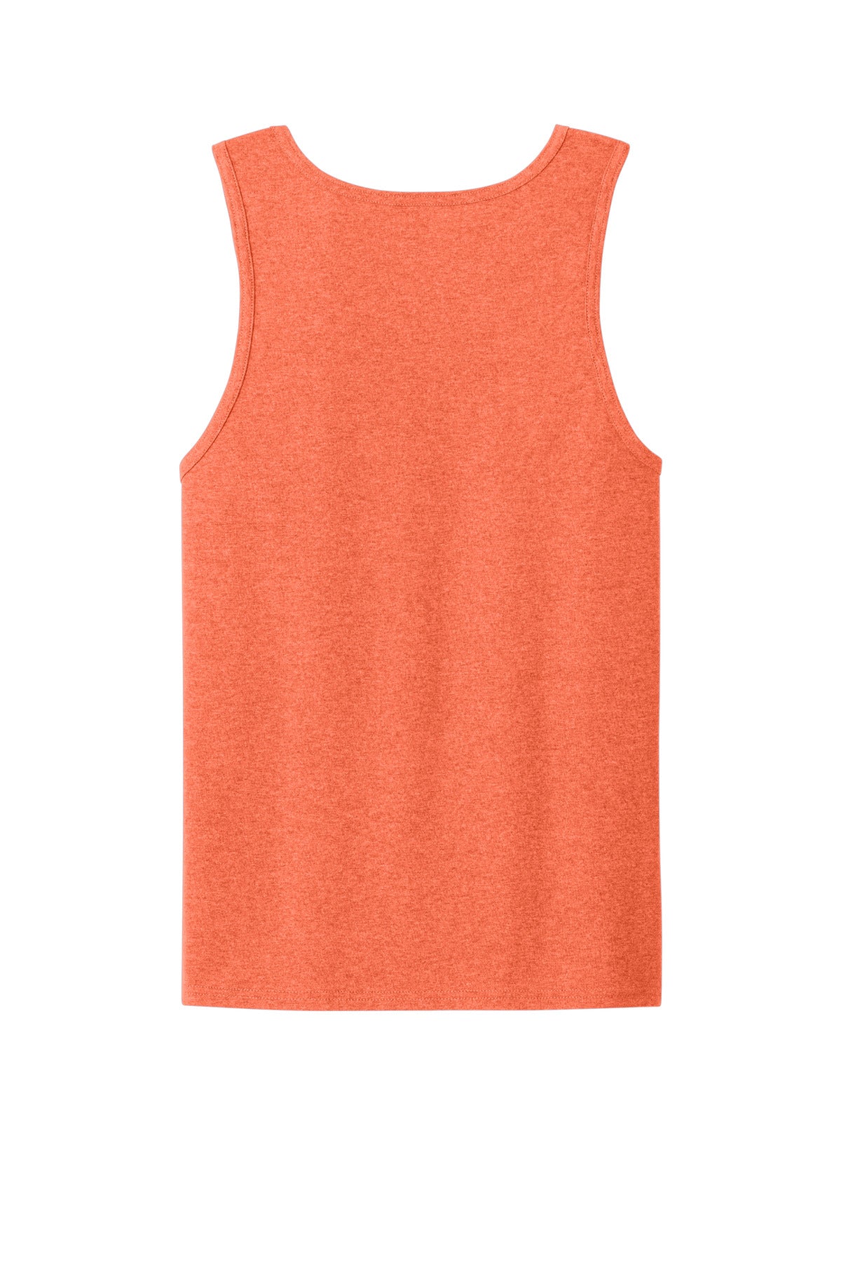 Rear View of RetHtCoral Jerzees Classics Unisex Cotton Tank 363TK