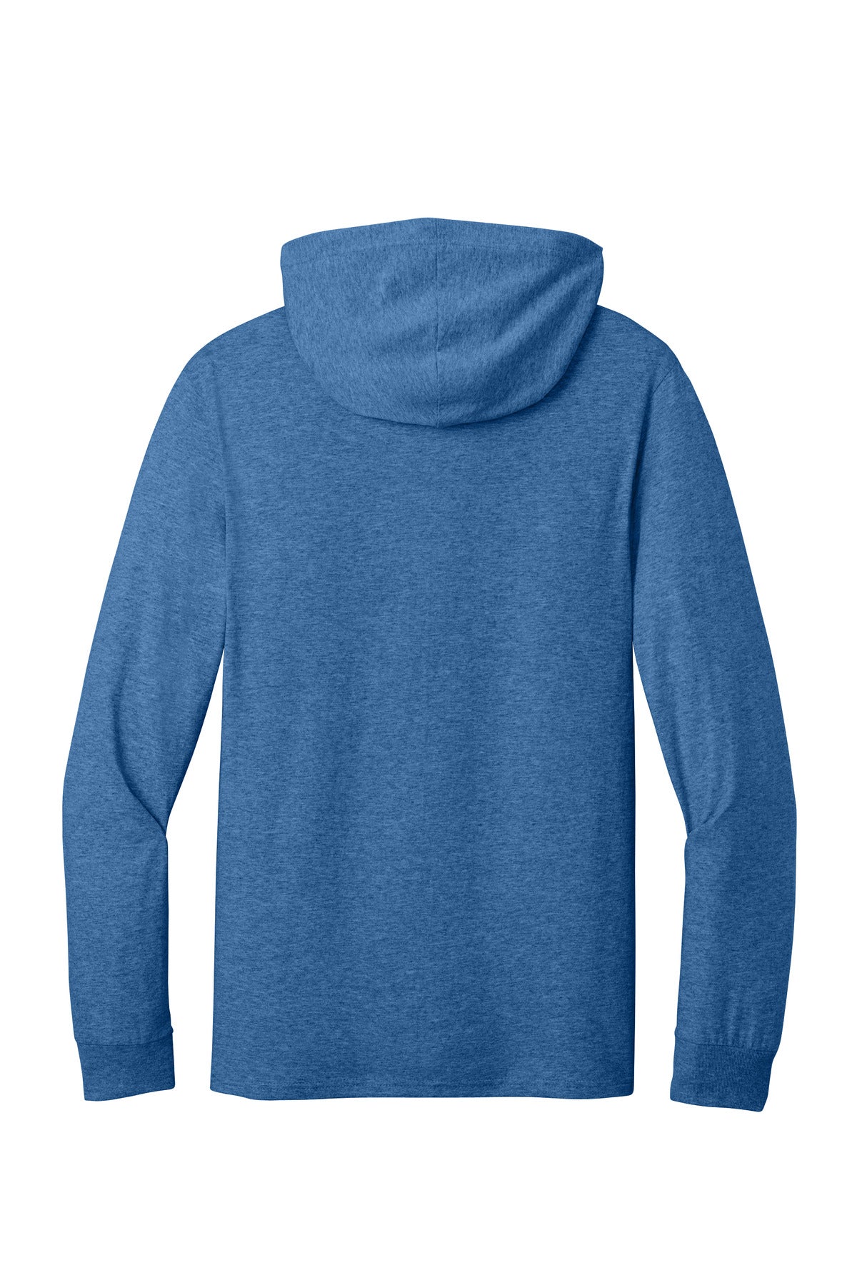 Rear View of RetHtRoyal Jerzees Classics Unisex Cotton Long Sleeve Hooded T-Shirt 363LH
