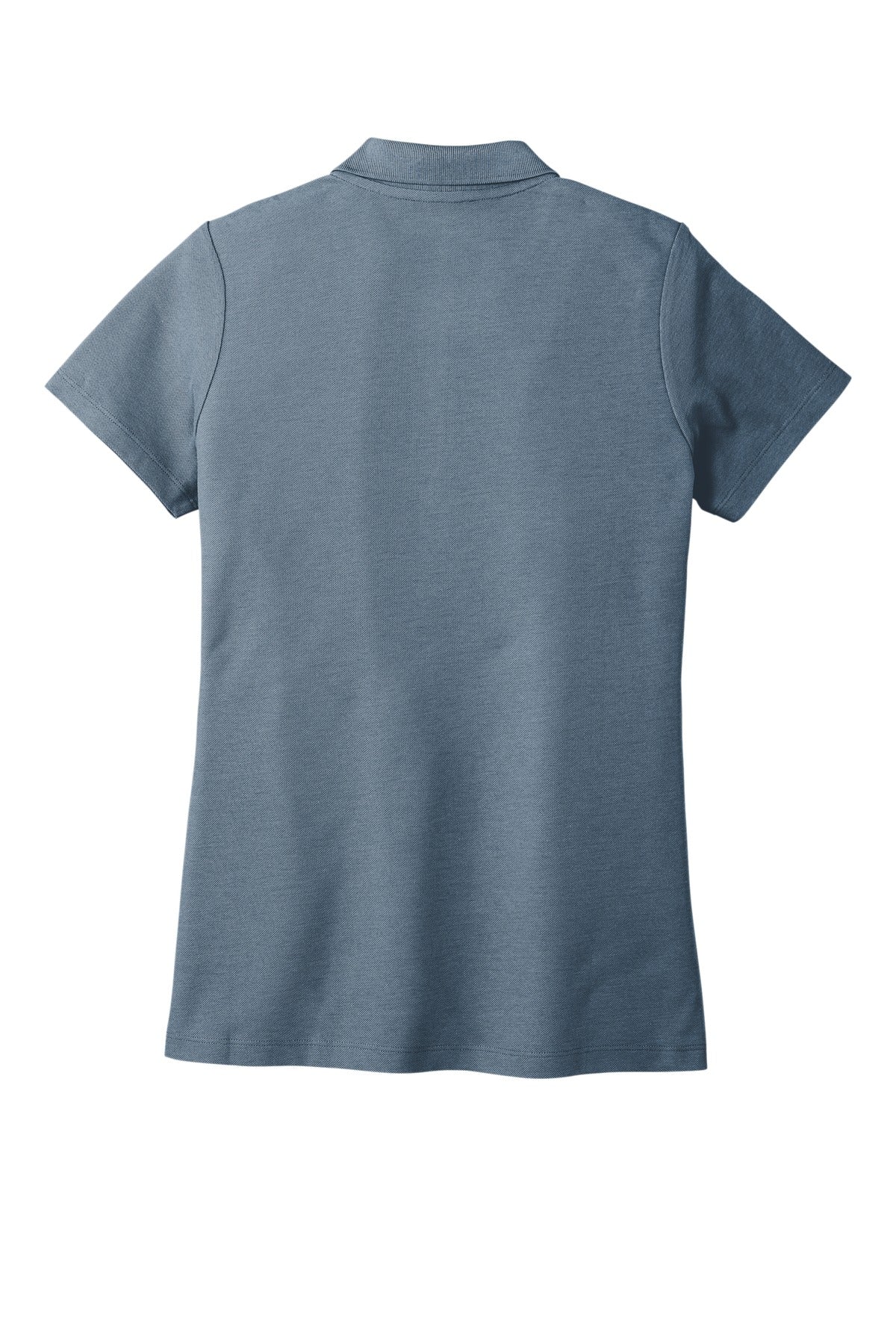 Rear View of RgttaBlue Port Authority Women's SuperPro React Polo. LK810