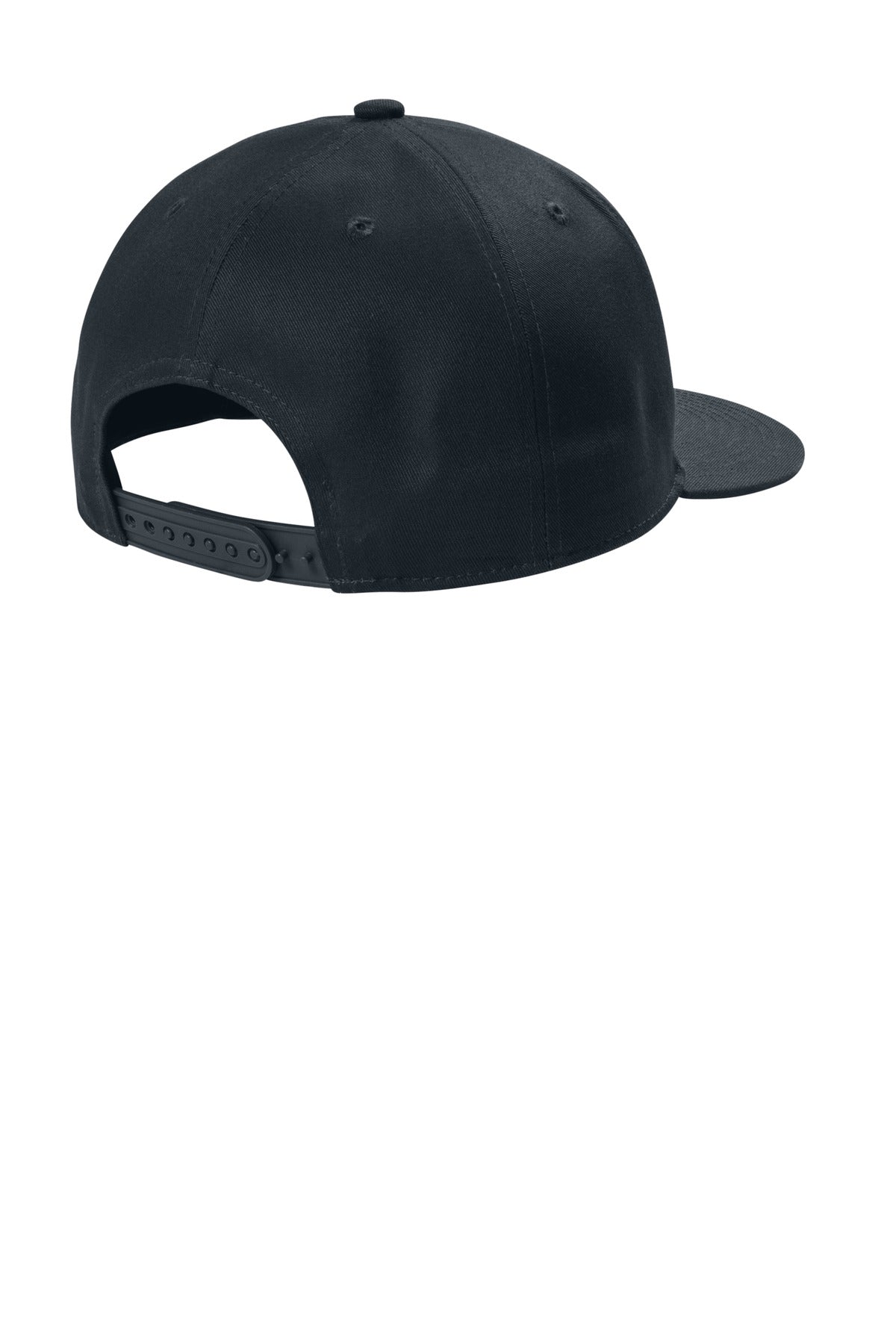 Rear View of RichNavy Port Authority Snapback Flat Bill Cap C406