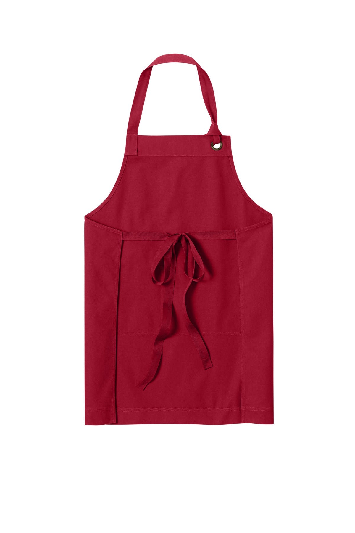 Rear View of RichRed Port Authority Signature Heavy Twill Bib Apron A900