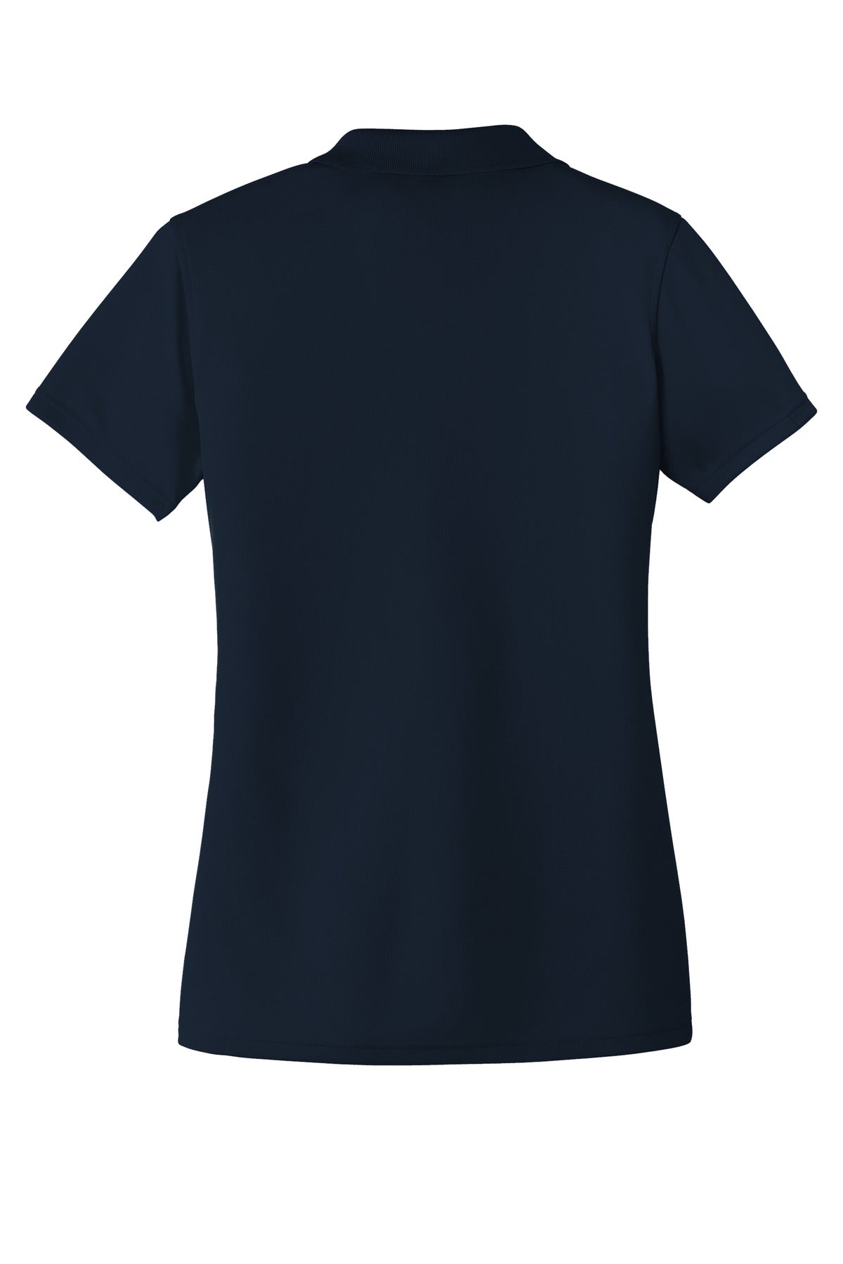 Rear View of River Blue Nvy Port Authority Women's Dry Zone UV Micro-Mesh Polo. LK110