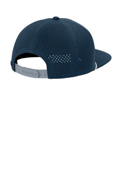 Rear View of RiverBlNv OGIO 5-Panel Rope Performance Cap OG607