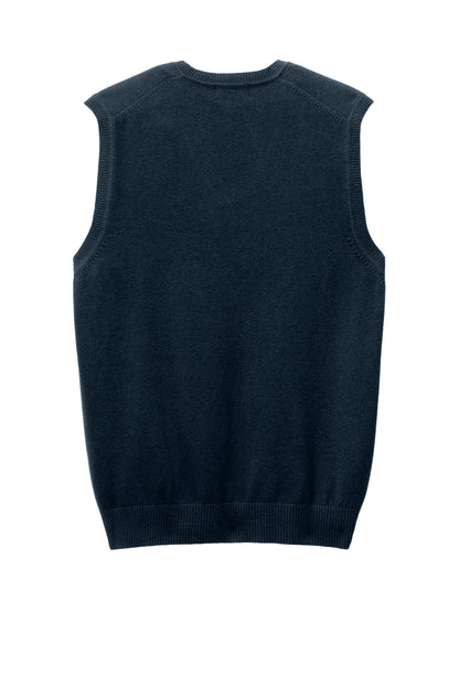 Rear View of RiverBlNv Port Authority Easy Care Sweater Vest SW2860