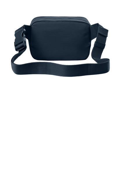 Rear View of RiverBlNv Port Authority Matte Dual-Compartment Crossbody BG938