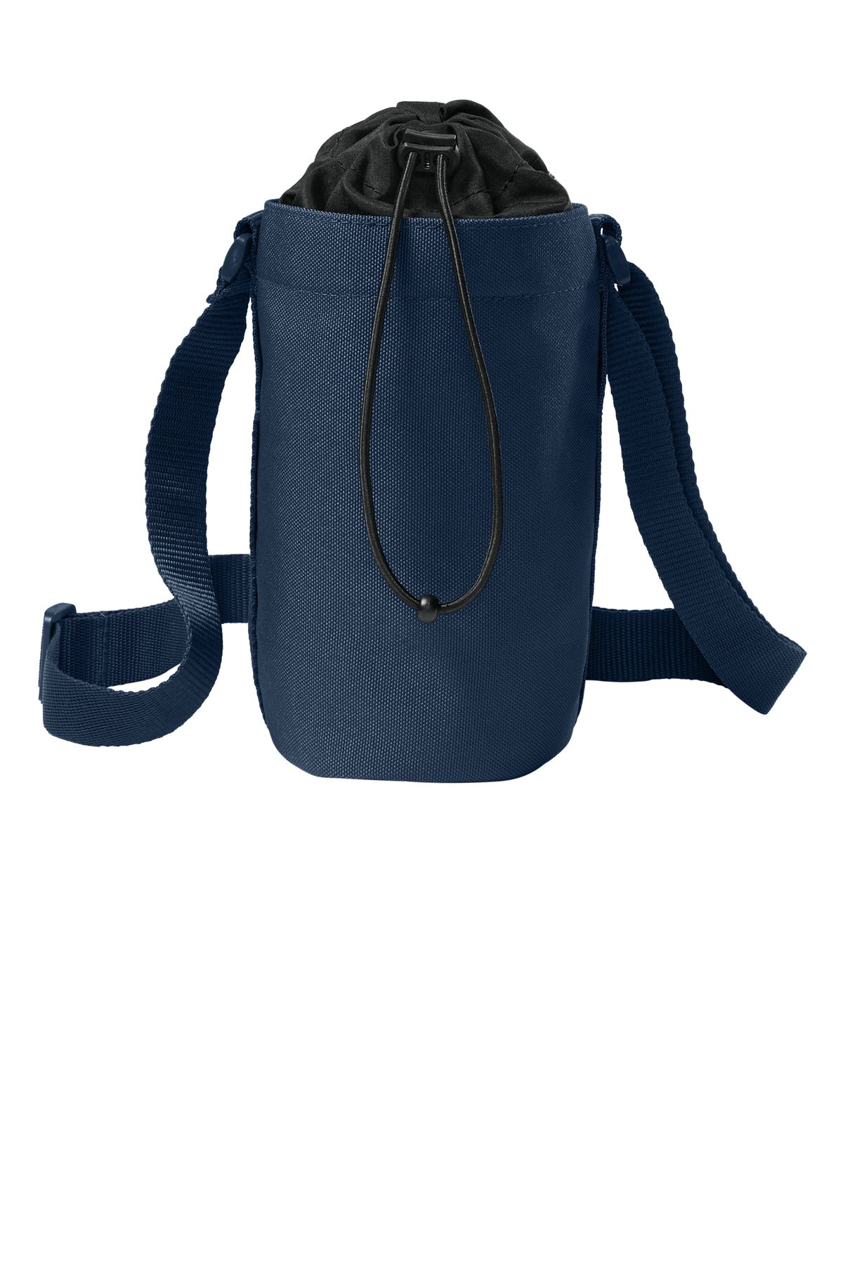 Rear View of RiverBlNv Port Authority Matte Oxford Hydration Crossbody BG941
