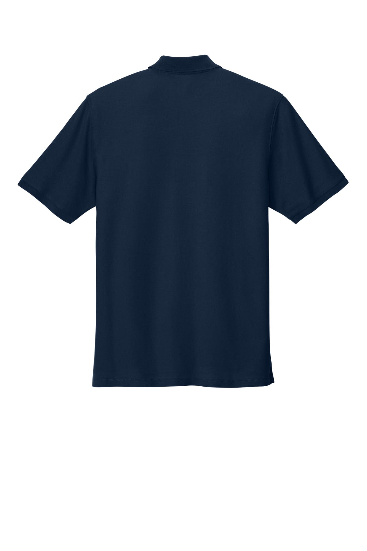 Rear View of RiverBlNv Port Authority Wearever Signature Pique Polo K200