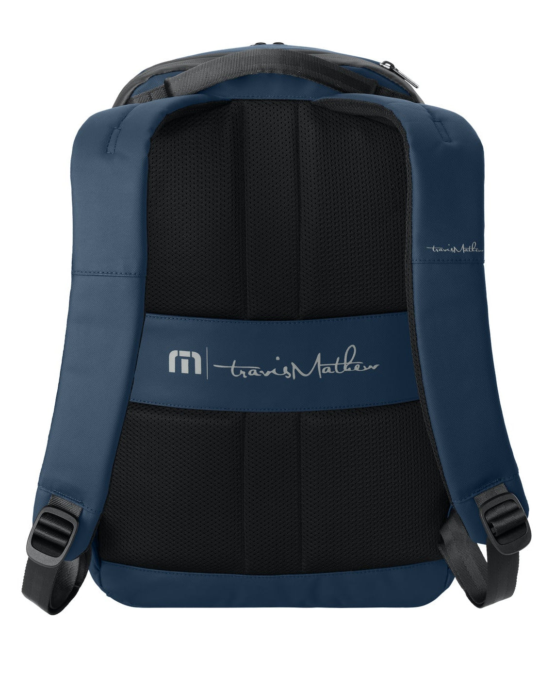 Rear View of RiverBlNv TravisMathew Recess Backpack TMB109