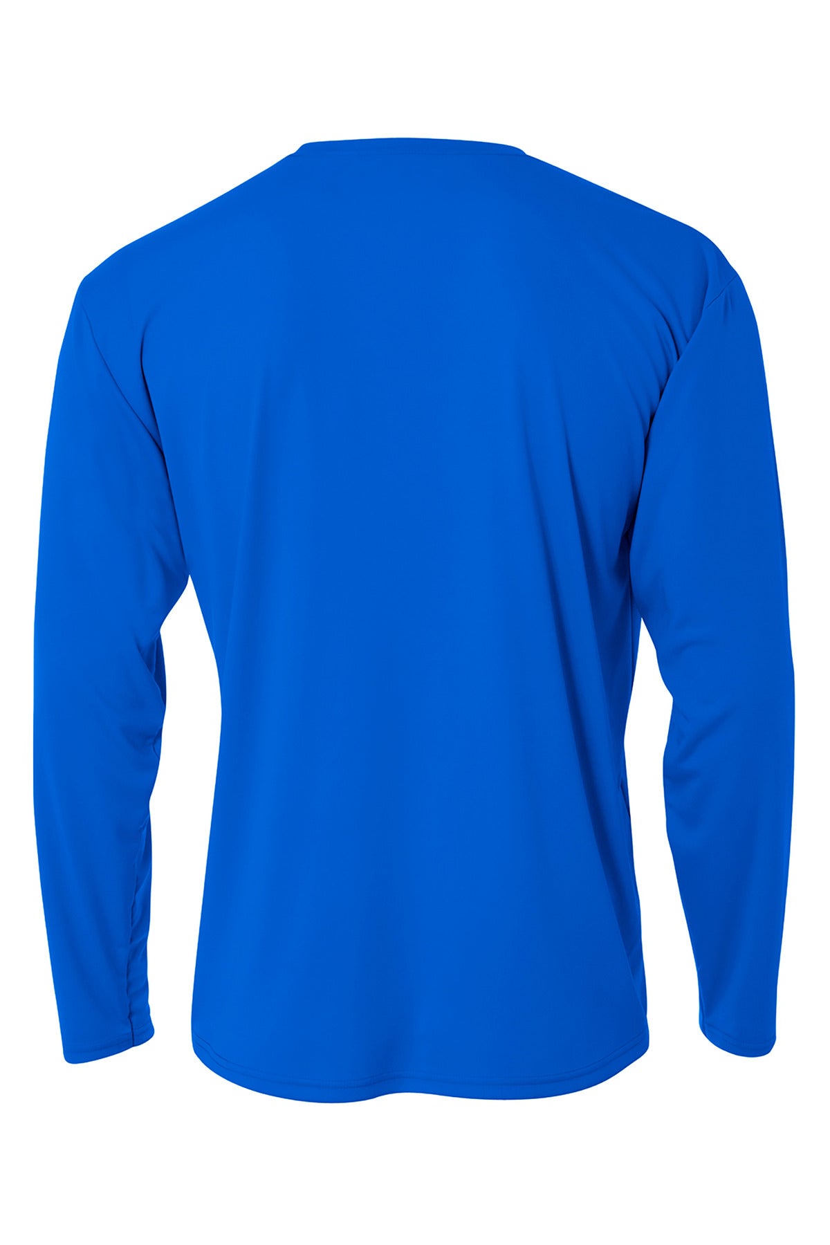 Rear View of Royal A4 Youth Cooling Performance Long Sleeve Tee A4NB3165