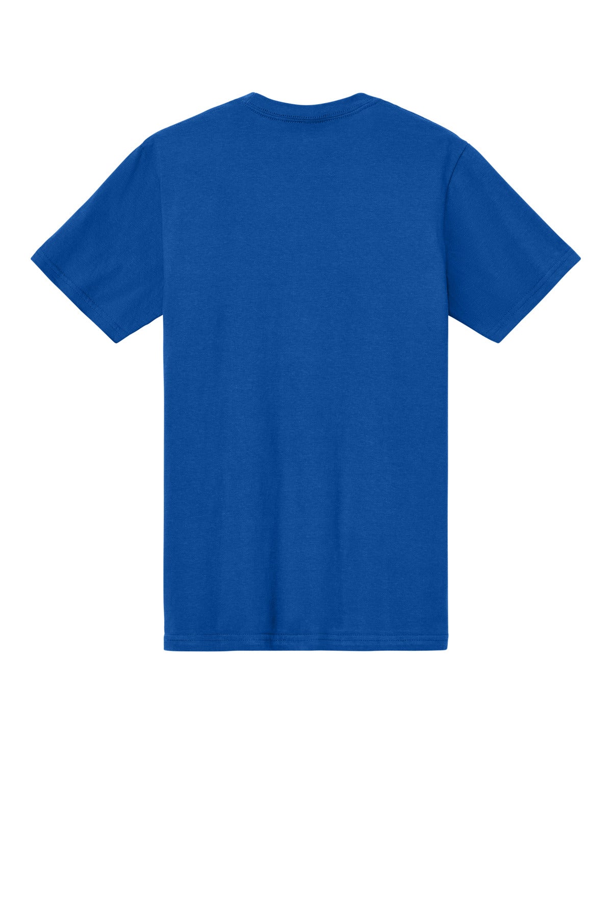 Rear View of Royal Gildan Softstyle Midweight Tee 65000