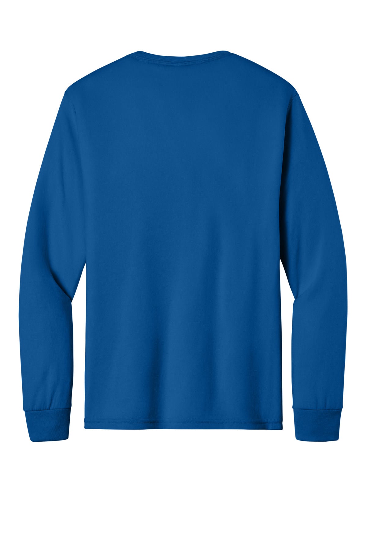 Rear View of Royal Jerzees Dri-Power 100% Polyester Long Sleeve T-Shirt 21LS
