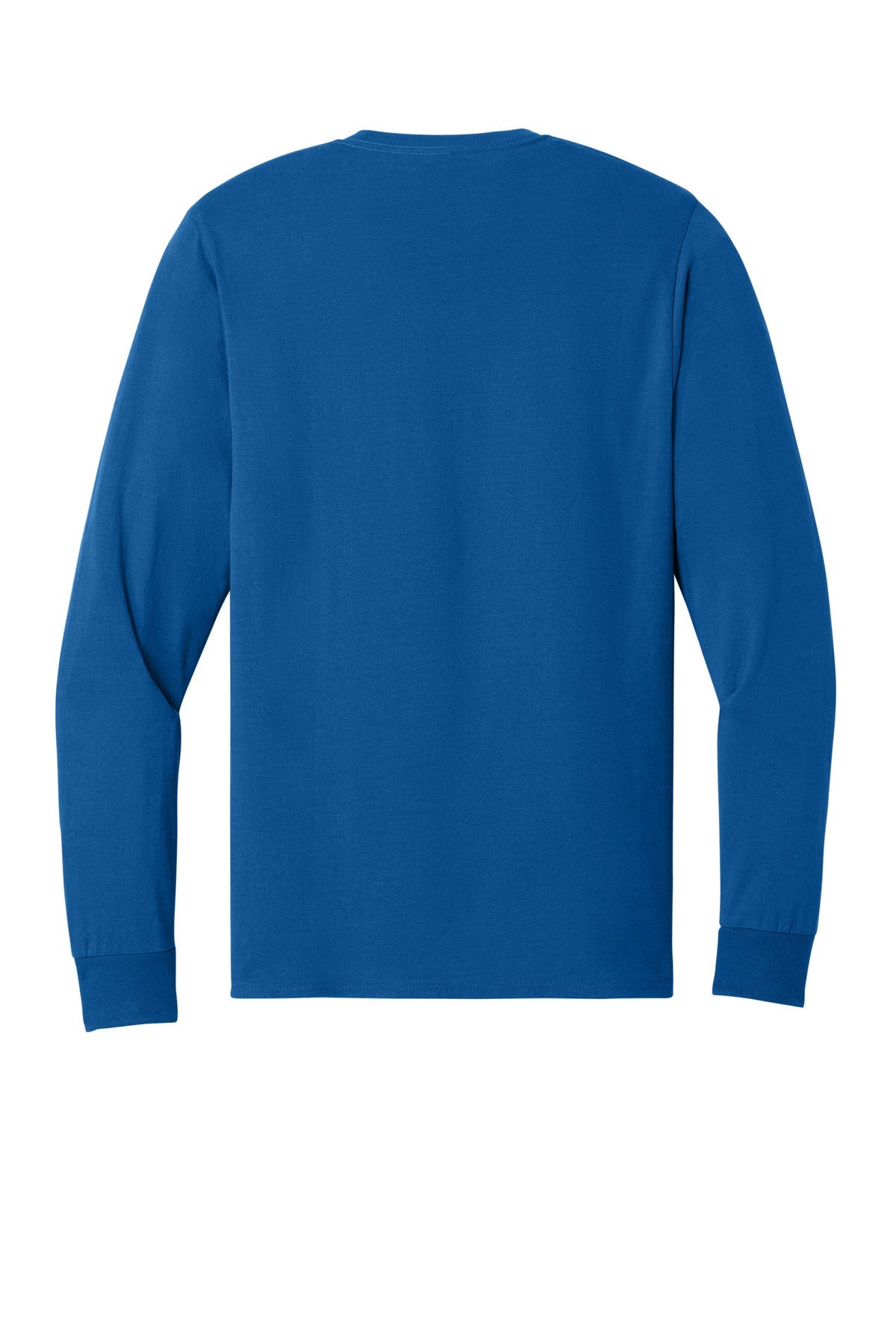 Rear View of Royal Jerzees - Dri-Power 50/50 Cotton/Poly Long Sleeve T-Shirt. 29LS