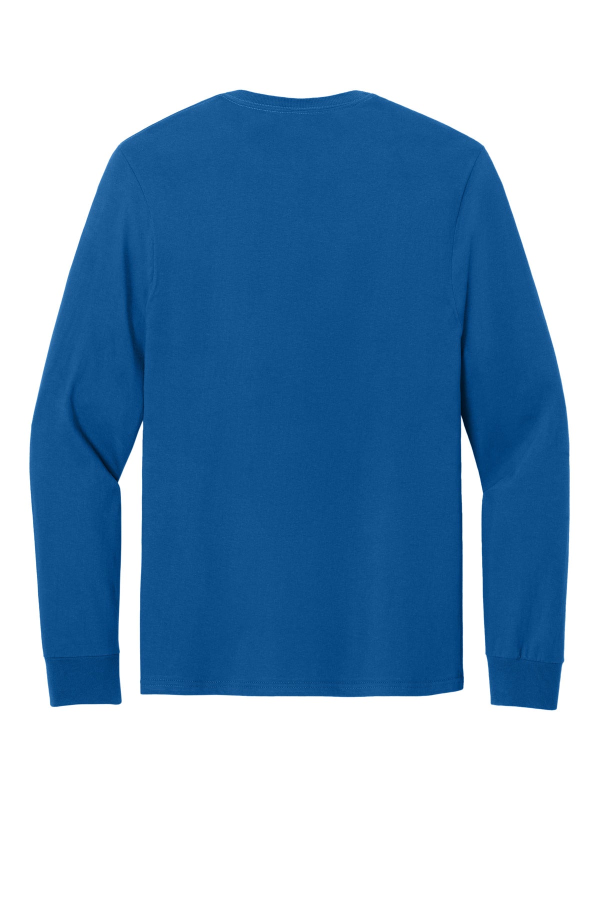 Rear View of Royal Jerzees Ultimate Unisex Ring Spun Long Sleeve T-Shirt IC46L