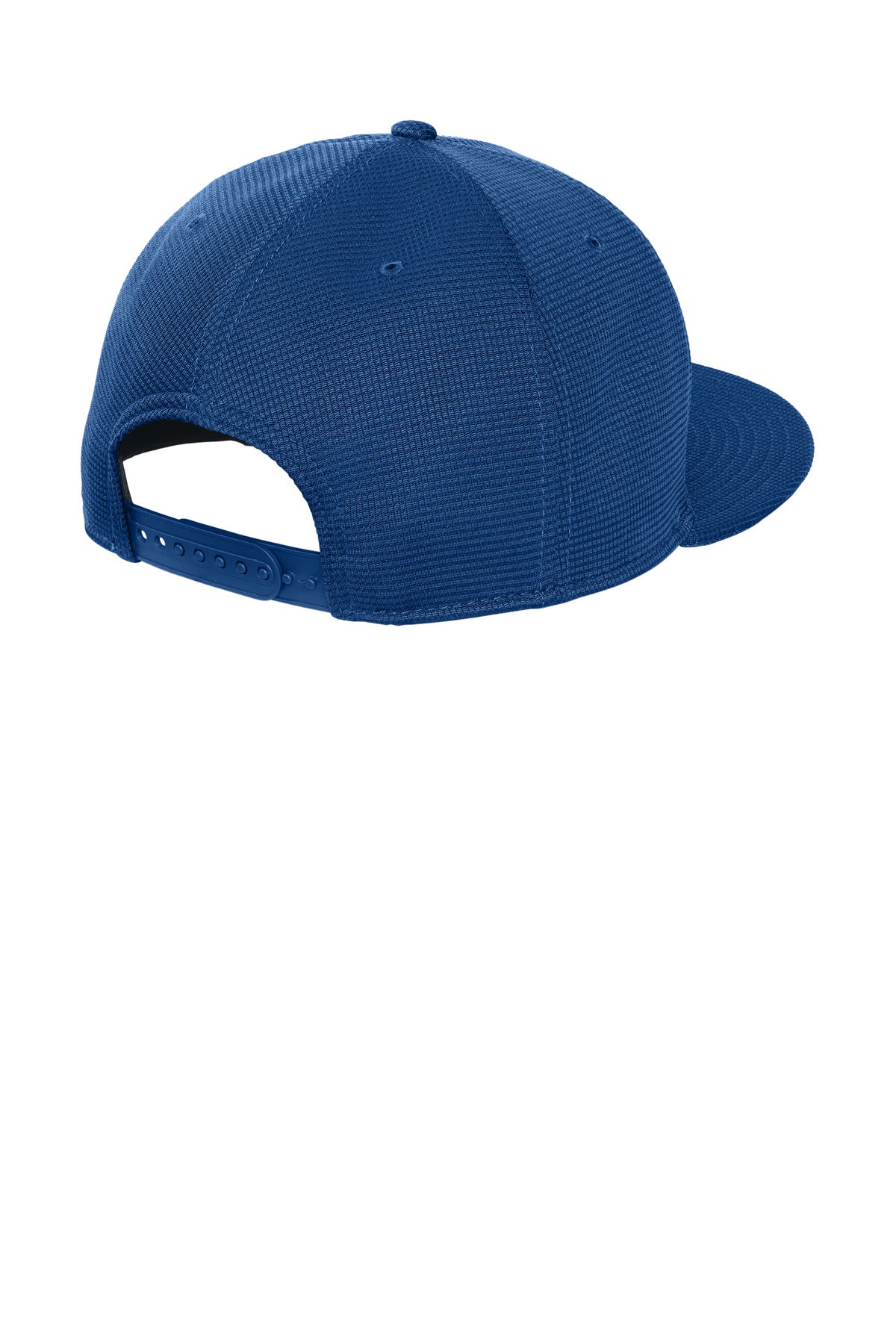 Rear View of Royal New Era Pivot Flat Bill Snapback Cap NE409