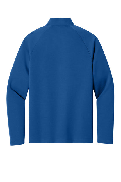 Rear View of Royal New Era Stand Out 1/4-Zip NEA515