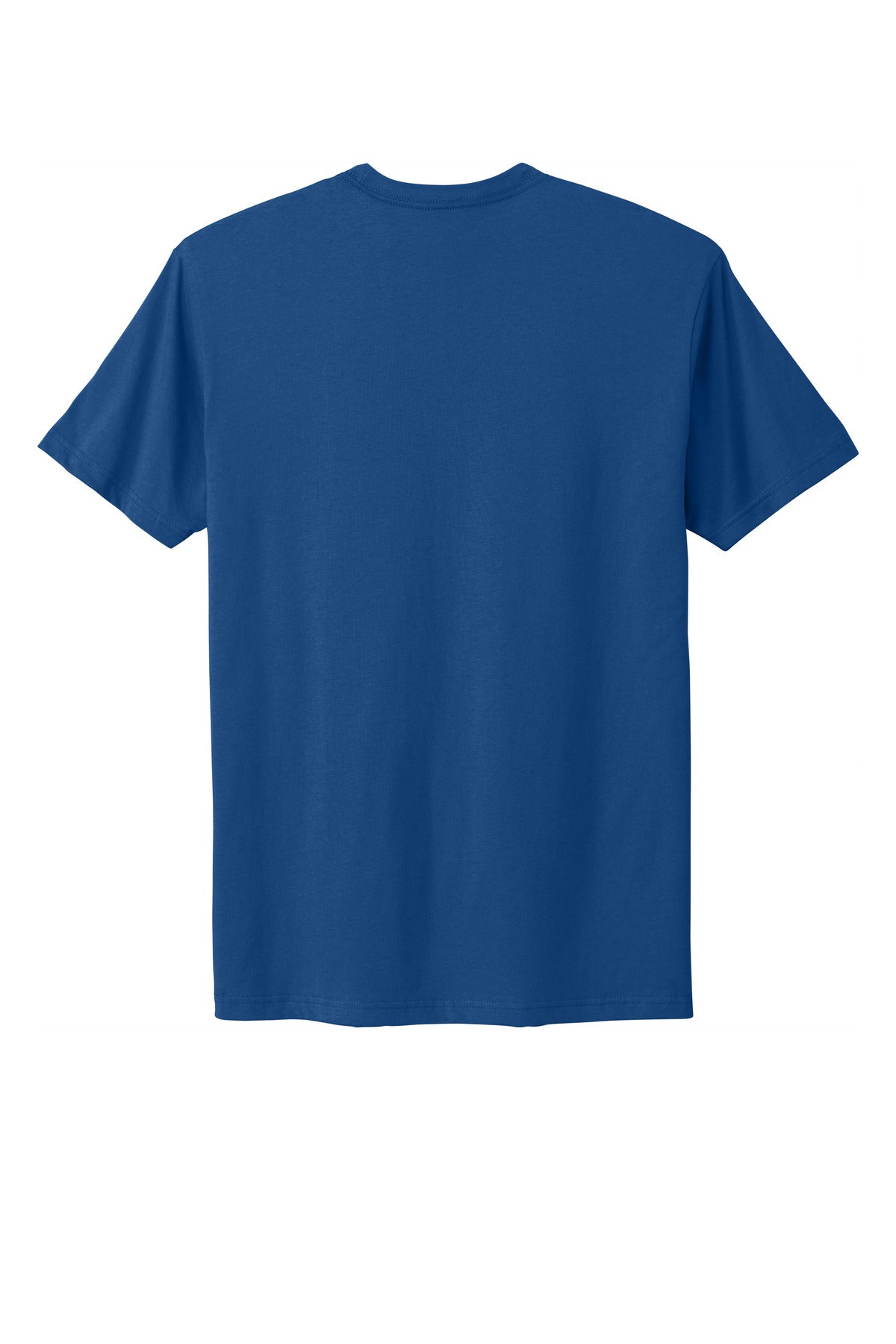 Rear View of Royal Next Level Apparel Adult Cotton Tee. NL3600