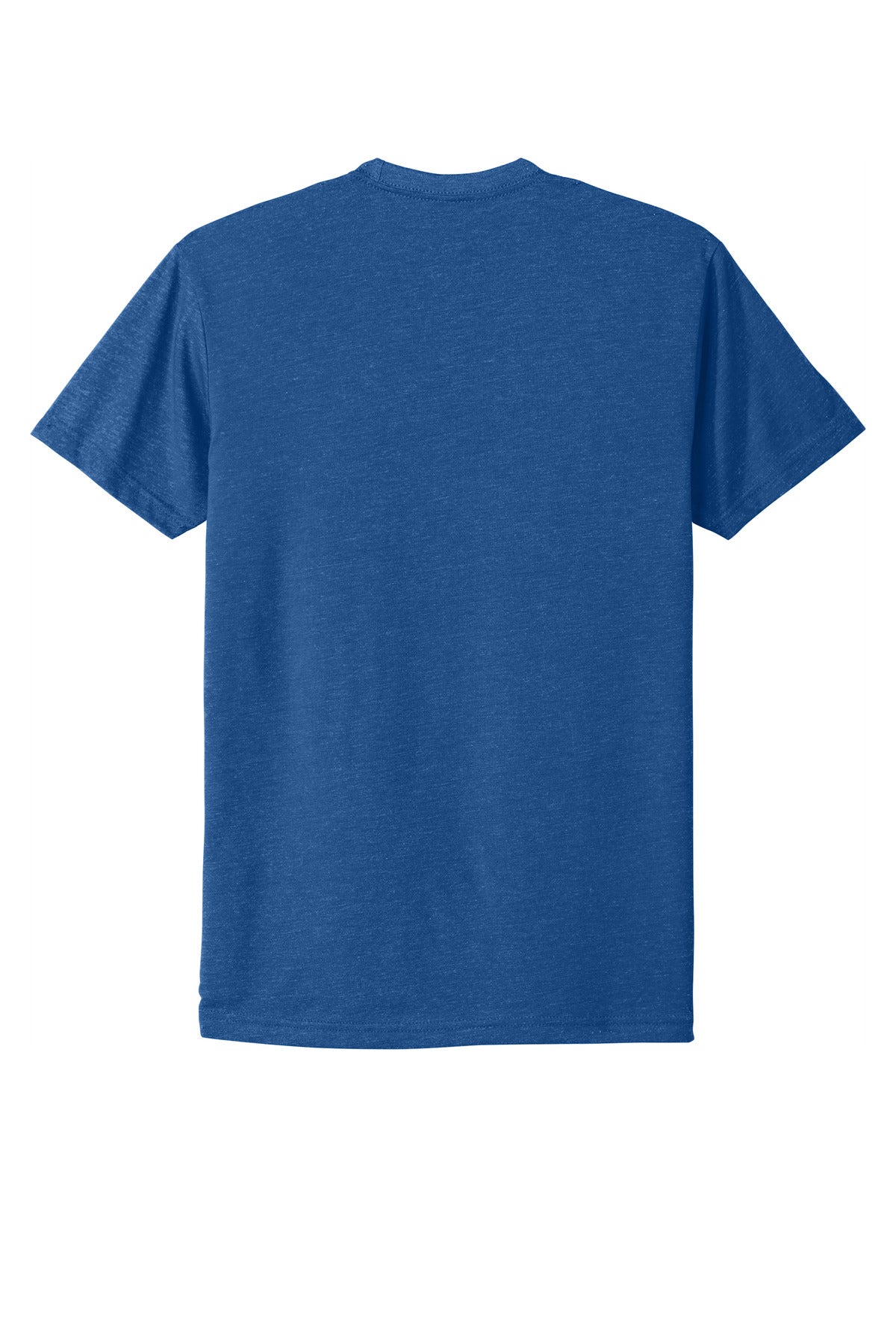 Rear View of Royal Next Level Apparel Adult CVC Tee. NL6210