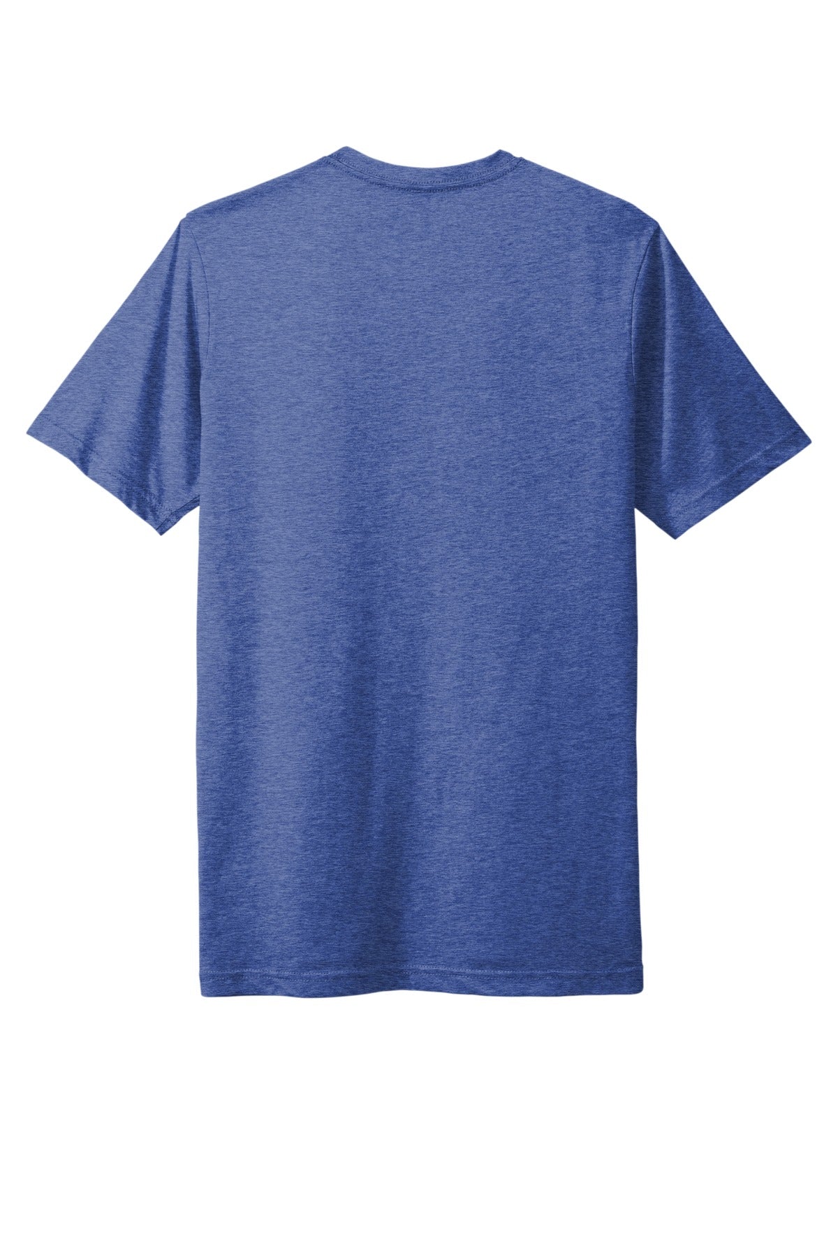 Rear View of Royal Next Level Apparel Adult Poly/Cotton Tee. NL6200